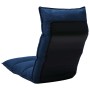 Folding blue fabric floor lounger by , Floor chairs - Ref: Foro24-325239, Price: 116,83 €, Discount: %