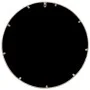 Round iron mirror in sand color for indoor use 40x2.5cm by , Mirrors - Ref: Foro24-3093539, Price: 68,22 €, Discount: %
