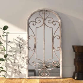 Sandfarbener Innenraumspiegel aus Eisen, 70x30 cm. von , Spiegel - Ref: Foro24-3093545, Preis: 118,24 €, Rabatt: %