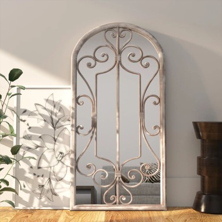 Sandfarbener Innenraumspiegel aus Eisen, 70x30 cm. von , Spiegel - Ref: Foro24-3093545, Preis: 118,24 €, Rabatt: %