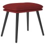 Entspannungsstuhl mit Fußhocker aus dunkelrotem Stoff von , Sessel - Ref: Foro24-3097776, Preis: 150,71 €, Rabatt: %