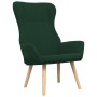 Entspannungssessel mit Hocker, dunkelgrüner Stoff von , Sessel - Ref: Foro24-3097887, Preis: 139,89 €, Rabatt: %