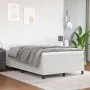 Box spring bed with white synthetic leather mattress 120x200 cm by , Beds and slatted bases - Ref: Foro24-3144597, Price: 358...