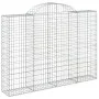 Wire mesh baskets 20 units, arched shape, iron, 200x30x140/160 cm. by , Pots and planters - Ref: Foro24-3146167, Price: 1,00 ...
