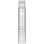 Wire mesh baskets 20 units, arched shape, iron, 200x30x140/160 cm. by , Pots and planters - Ref: Foro24-3146167, Price: 1,00 ...