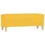 Yellow fabric bench 100x35x41 cm by , Banks - Ref: Foro24-349380, Price: 58,83 €, Discount: %
