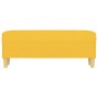 Banco de tela amarillo 100x35x41 cm de , Bancos - Ref: Foro24-349380, Precio: 59,56 €, Descuento: %