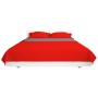 Quilted reversible bedspread 170x210 cm red and grey by , Bedspreads and duvets - Ref: Foro24-131555, Price: 31,34 €, Discoun...