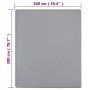 Jersey Spannbettlaken, 2 Stück, 100% Baumwolle, grau, 100x200 cm. von , Bettlaken - Ref: Foro24-136203, Preis: 27,38 €, Rabat...