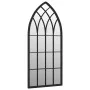 Schwarzer Garten Spiegel aus Eisen für den Außenbereich 70x30 cm von , Spiegel - Ref: Foro24-318344, Preis: 74,11 €, Rabatt: %