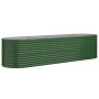 Steel powder-coated green planter bed 296x80x68 cm by , Pots and planters - Ref: Foro24-318958, Price: 114,66 €, Discount: %