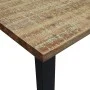 Solid acacia wood dining table 150x90x75 cm by , Kitchen and dining tables - Ref: Foro24-353298, Price: 186,24 €, Discount: %