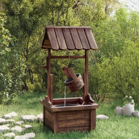 Quelle Wunschbrunnen mit Fichtenholzpumpe 57x50x112 cm. von , Brunnen und Wasserfälle - Ref: Foro24-363337, Preis: 174,51 €, ...