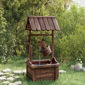 Quelle Wunschbrunnen mit Fichtenholzpumpe 57x50x112 cm. von , Brunnen und Wasserfälle - Ref: Foro24-363337, Preis: 171,41 €, ...