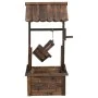 Fuente pozo de deseos con bomba madera de abeto 57x50x112 cm de , Fuentes y cascadas - Ref: Foro24-363337, Precio: 171,41 €, ...