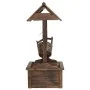 Fuente pozo de deseos con bomba madera de abeto 57x50x112 cm de , Fuentes y cascadas - Ref: Foro24-363337, Precio: 171,41 €, ...