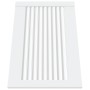 Weißes Kiefernholzlamellenschranktür 39,5x59,4 cm von , Schranktüren - Ref: Foro24-151148, Preis: 29,56 €, Rabatt: %