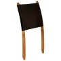 Faltbarer Relaxsessel aus echtem schwarzem Leder von , Klapphocker und Stühle - Ref: Foro24-246364, Preis: 185,96 €, Rabatt: %