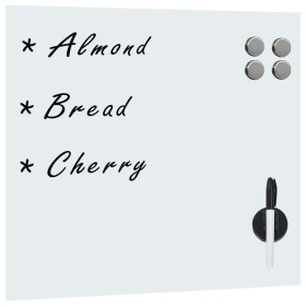 Magnetic glass wall board 60x60 cm by , White boards - Ref: Foro24-285375, Price: 46,50 €, Discount: %