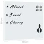 Magnetic glass wall board 60x60 cm by , White boards - Ref: Foro24-285375, Price: 45,51 €, Discount: %