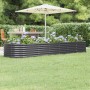 Jardinera arriate acero recubierto polvo antracita 296x80x36 cm de , Maceteros y jardineras - Ref: Foro24-318926, Precio: 62,...