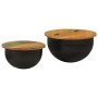 Set of 2 solid reclaimed wood coffee tables by , Coffee table - Ref: Foro24-351753, Price: 144,69 €, Discount: %