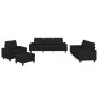 4-piece black fabric sofa set by , Sofas - Ref: Foro24-3201878, Price: 751,95 €, Discount: %