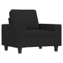 4-piece black fabric sofa set by , Sofas - Ref: Foro24-3201878, Price: 751,95 €, Discount: %