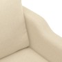 Juego de sofás con cojines 4 piezas tela crema de , Sofás - Ref: Foro24-3201780, Precio: 706,60 €, Descuento: %