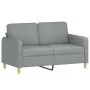 3-piece sofa set with light gray fabric cushions by , Sofas - Ref: Foro24-3202142, Price: 548,40 €, Discount: %