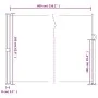 Retractable side awning in anthracite grey, 160x600 cm. by , Umbrellas - Ref: Foro24-4004533, Price: 94,25 €, Discount: %