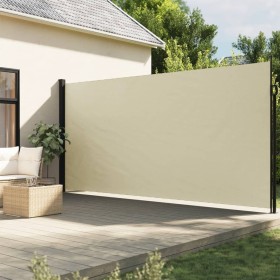 Seitenmarkise, ausziehbar, creme, 220x600 cm. von , Sonnenschirme - Ref: Foro24-4004565, Preis: 118,83 €, Rabatt: %