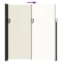 Retractable cream side awning 220x600 cm by , Umbrellas - Ref: Foro24-4004565, Price: 112,08 €, Discount: %