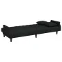 2-seater sofa bed with pillows and black velvet stool by , Sofas - Ref: Foro24-3216222, Price: 364,42 €, Discount: %