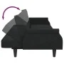 2-seater sofa bed with pillows and black velvet stool by , Sofas - Ref: Foro24-3216222, Price: 364,42 €, Discount: %