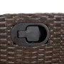 Garten-Liegesessel mit braunen Kunststoff-Rattan-Kissen. von , Gartenstühle - Ref: Foro24-365258, Preis: 124,42 €, Rabatt: %