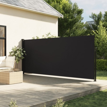 Seitlicher ausziehbarer schwarzer Markisenstoff 180x600 cm. von , Sonnenschirme - Ref: Foro24-4004534, Preis: 102,61 €, Rabat...