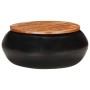 Mesa de centro madera maciza reciclada negra 68x68x30 cm de vidaXL, Mesas de centro - Ref: Foro24-323532, Precio: 131,55 €, D...