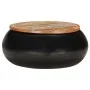 Mesa de centro madera maciza reciclada negra 68x68x30 cm de vidaXL, Mesas de centro - Ref: Foro24-323532, Precio: 130,30 €, D...