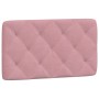 Bettgestell mit rosa Samtkopfteil 90x200 cm von , Betten und Lattenroste - Ref: Foro24-3207904, Preis: 163,74 €, Rabatt: %