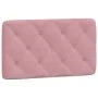 Bettgestell mit rosa Samtkopfteil 90x200 cm von , Betten und Lattenroste - Ref: Foro24-3207904, Preis: 163,06 €, Rabatt: %