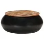 Mesa de centro madera maciza reciclada negra 68x68x30 cm de vidaXL, Mesas de centro - Ref: Foro24-323532, Precio: 130,30 €, D...
