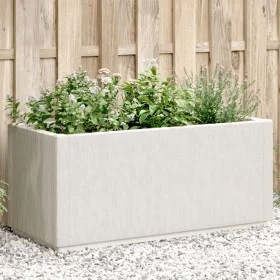 Blumenkasten aus weißem PP 80x36x35 cm von , Töpfe und Pflanzgefäße - Ref: Foro24-368776, Preis: 76,39 €, Rabatt: %
