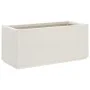 Jardinera PP blanco 80x36x35 cm by , Pots and planters - Ref: Foro24-368776, Price: 76,39 €, Discount: %