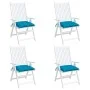 Gartensesselkissen 4 Stück Oxford-Stoff blau 50x50x7 cm von , Kissen für Stühle und Sofas - Ref: Foro24-361520, Preis: 46,80 ...