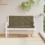 Cojines banco jardín 2 uds tela gris taupe melange 120x50x7 cm de , Cojines para sillas y sofás - Ref: Foro24-4002605, Precio...