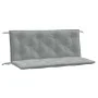 Gartenbankkissen 2 Stück in hellem meliertem Grau, 120x50x7 cm von , Kissen für Stühle und Sofas - Ref: Foro24-4002597, Preis...