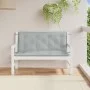 Gartenbankkissen 2 Stück in hellem meliertem Grau, 120x50x7 cm von , Kissen für Stühle und Sofas - Ref: Foro24-4002597, Preis...