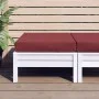Kissen für Palettensofa aus Stoff in Rotwein-Melange 60x60x10 cm. von , Kissen für Stühle und Sofas - Ref: Foro24-4002672, Pr...
