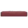 Cojín para sofá de palets tela rojo tinto melange 60x60x10 cm by , Cushions for chairs and sofas - Ref: Foro24-4002672, Price...